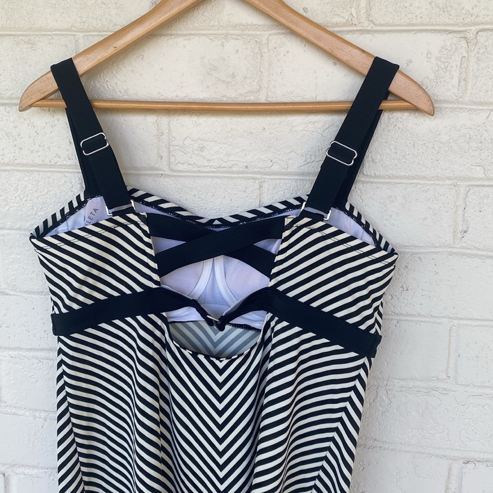 Athleta Stripe Pura Swim Dress - Picture 5 of 8
